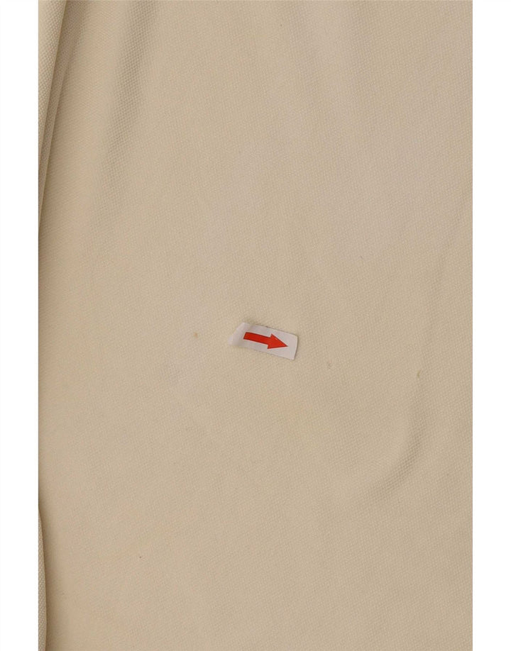 Camisa polo masculina Conbipel de algodão branco médio