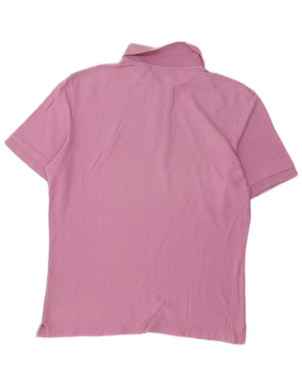 Camisa Polo Masculina Fila Pequena Algodão Rosa