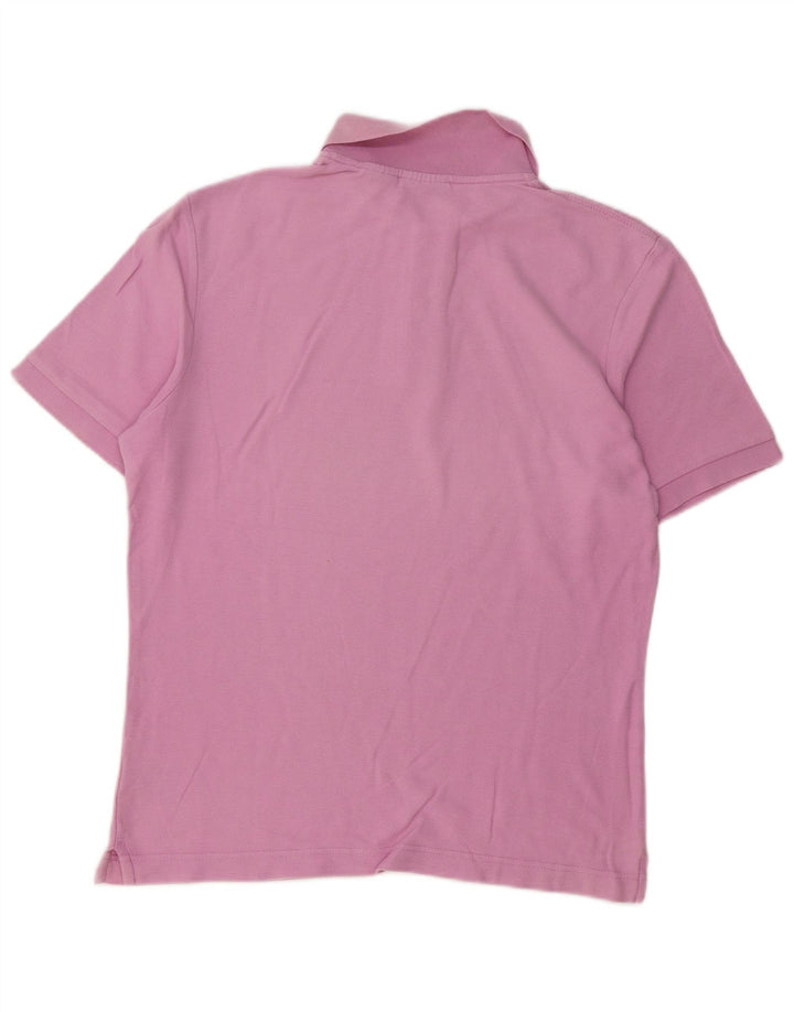 Camisa Polo Masculina Fila Pequena Algodão Rosa