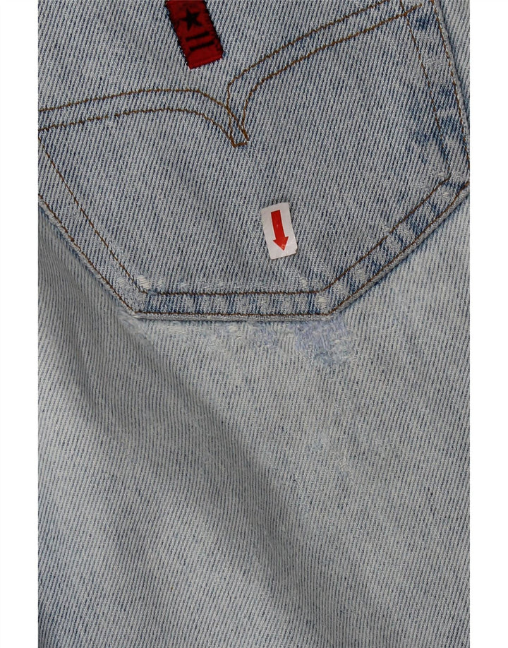 Shorts jeans masculino UNIFORM W33 algodão azul médio