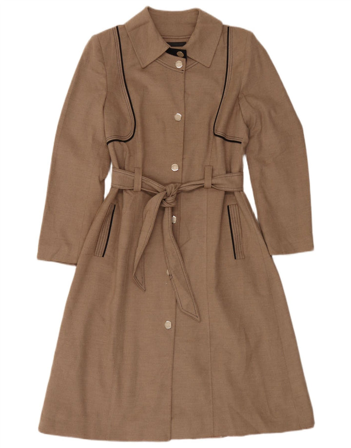 Trench Coat feminino Pierre Cardin IT 42 poliéster bege médio