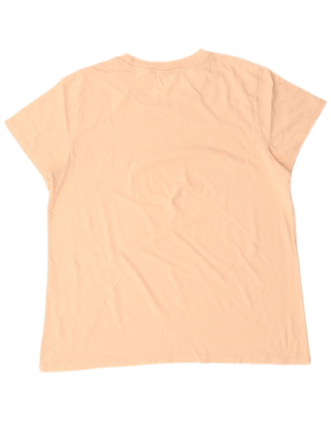 Camiseta feminina Levi's UK 16 grande algodão bege