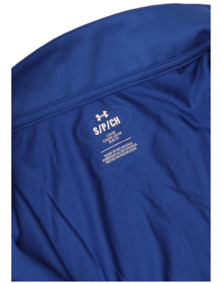 Under Armour Womens Tracksuit Top Jacket UK 10 Pequeno Azul