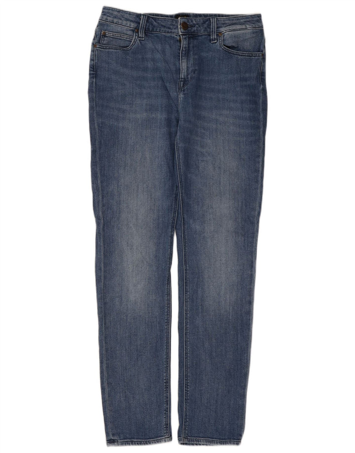 Lee Womens Elly Slim Jeans W30 L31 Azul Algodão