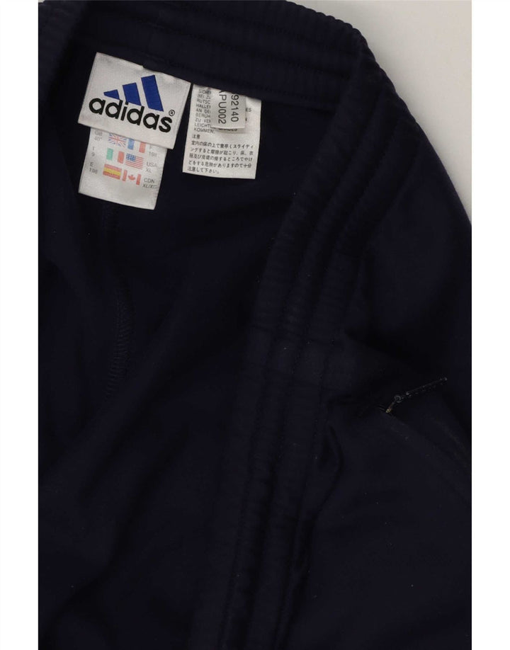 Calça de treino masculina Adidas XL azul marinho poliéster