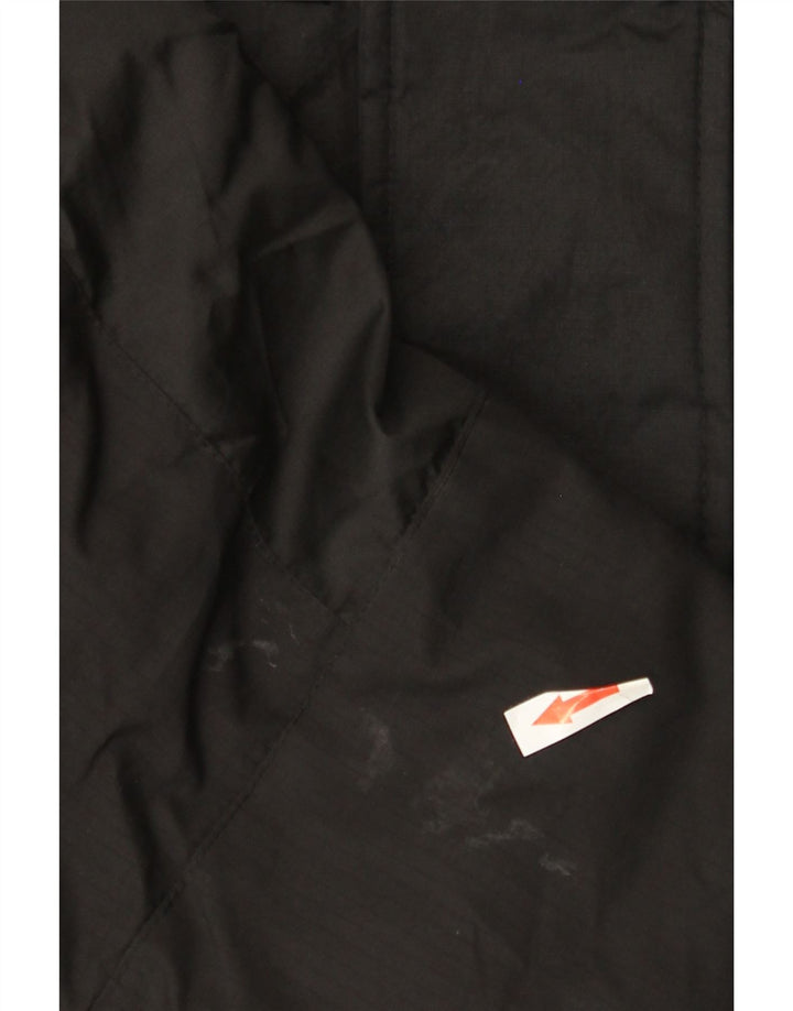 Jaqueta masculina acolchoada com capuz e ajuste solto ZARA Reino Unido 36 poliéster preto pequeno