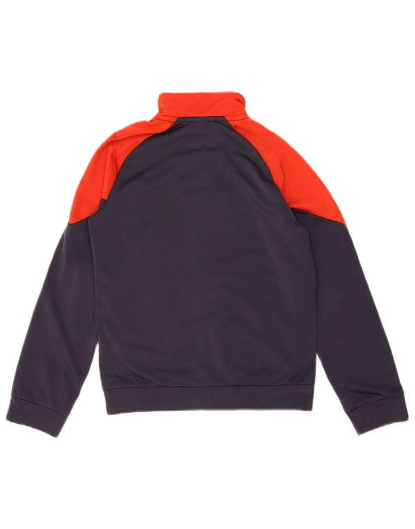 Jaqueta Puma Boys Graphic Tracksuit Top 9-10 Anos Azul Marinho Colorblock