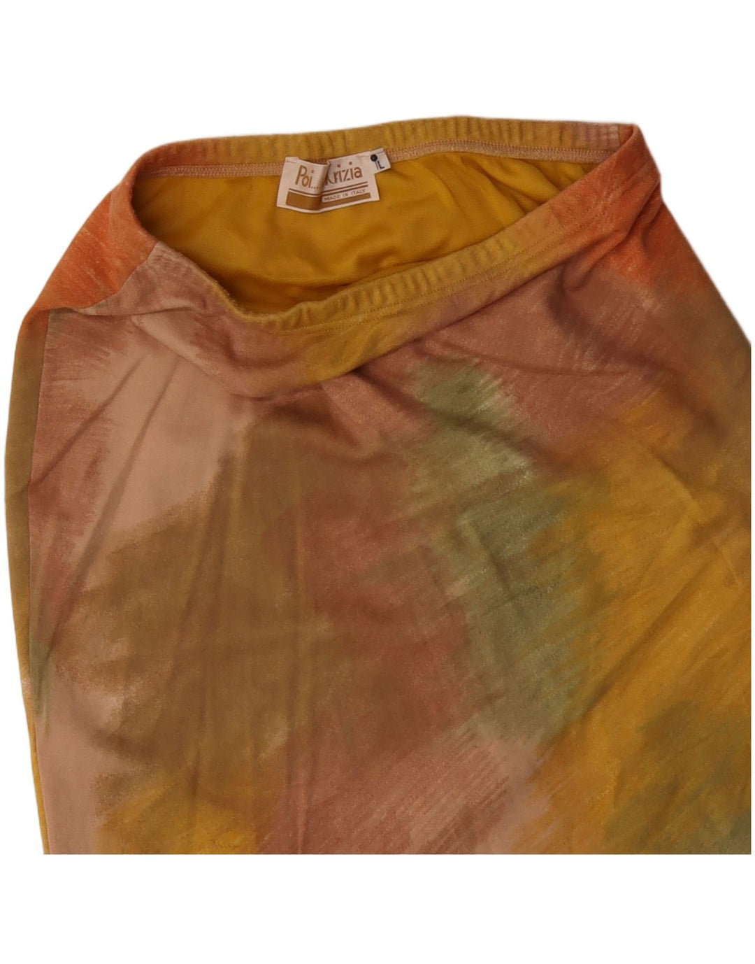 Saia lápis feminina Krizia grande W32 tie-dye multicolorida