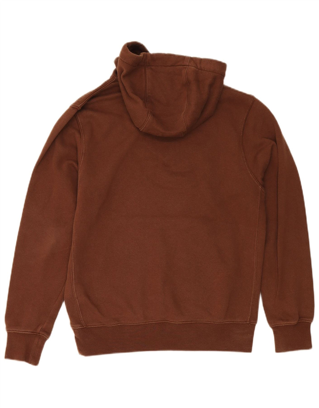 Nike Mens Hoodie Jumper Pequeno Algodão Marrom