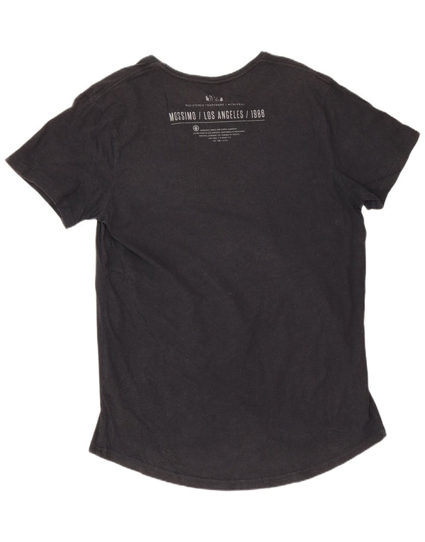 Camiseta Mossimo masculina Los Angeles Graphic Top médio algodão preto