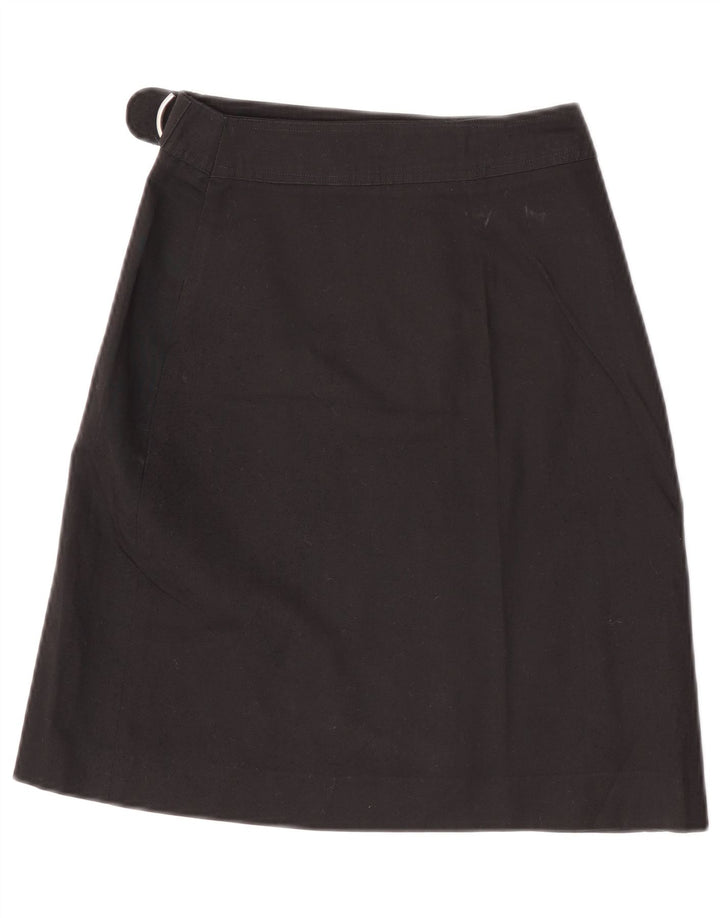 Saia feminina Trevira W32 grande poliéster preto