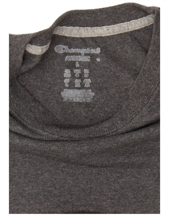 CAMPEÃO Camiseta Masculina Top Grande Cinza