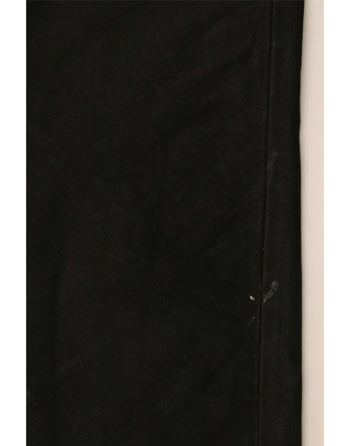 Calça de couro masculina Ricano W30 L32 preta