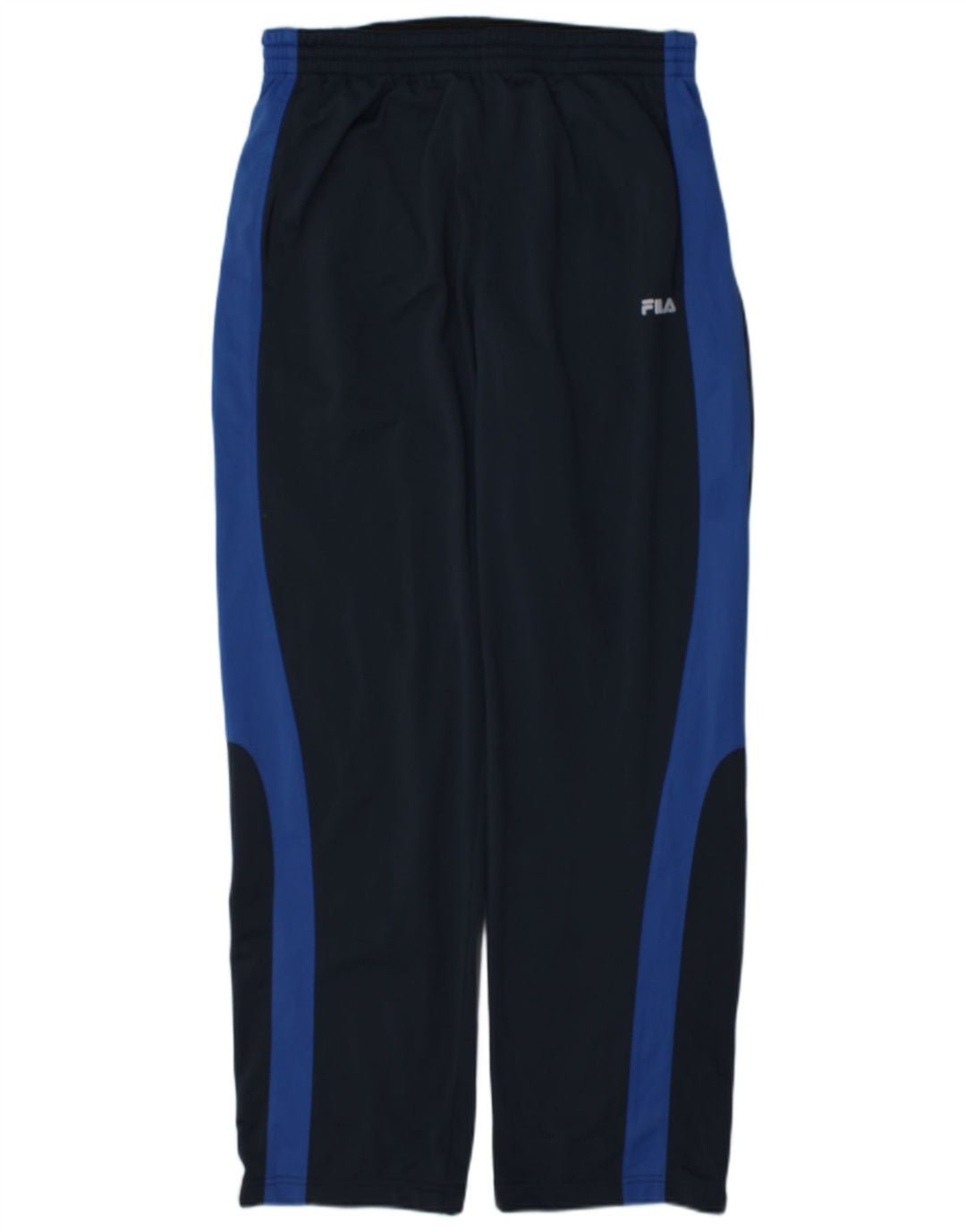 Calça de treino masculina Fila IT 52/54 grande bloco colorido azul marinho