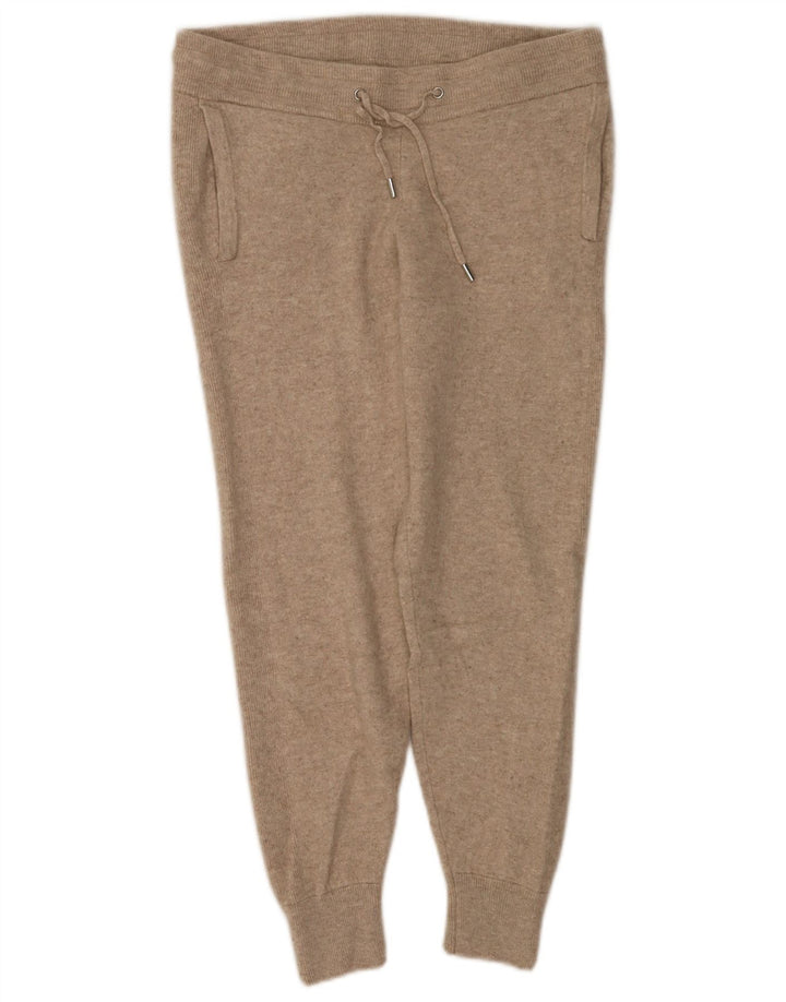 Calça de treino feminina Reiss Joggers UK 12 lã cinza médio