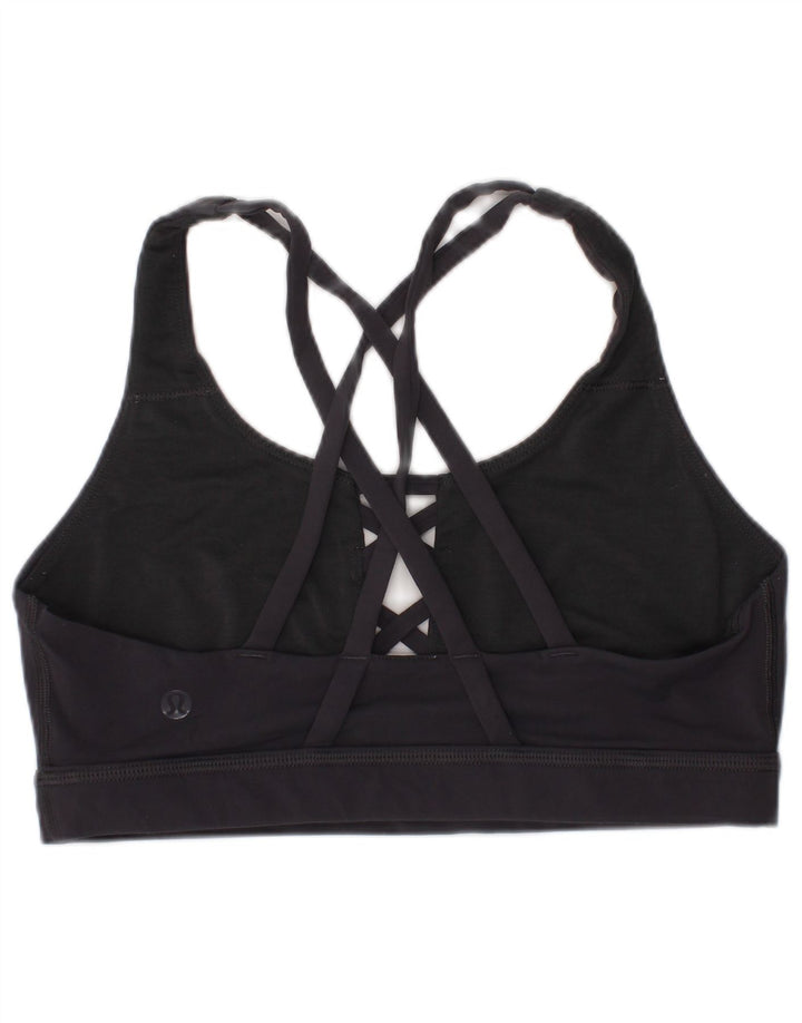 Sutiã esportivo feminino Lululemon US 6 médio preto esportivo
