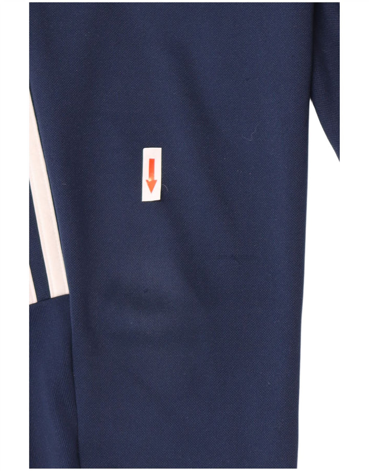 Calças de treino Adidas Mens Climalite XS azul marinho poliéster