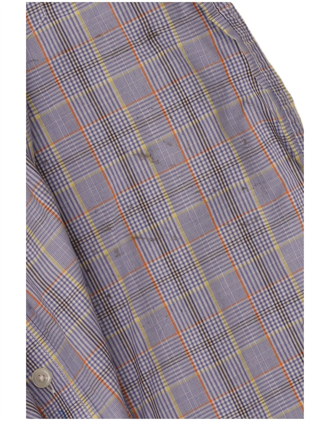 Camisa masculina Eddie Bauer XL azul xadrez algodão