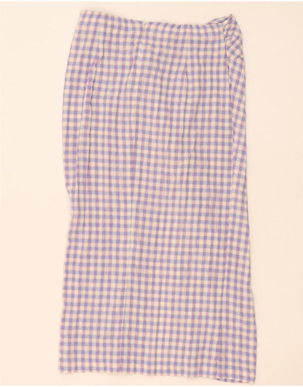 Saia maxi feminina Zara grande W32 roxo guingão