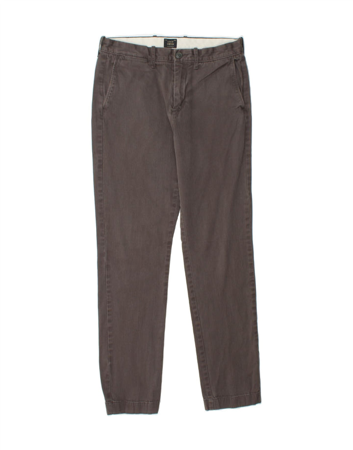 J. CREW Womens Slim Chino Trousers W29 L32  Grey Cotton Vintage J. Crew and Second-Hand J. Crew from Messina Hembry 