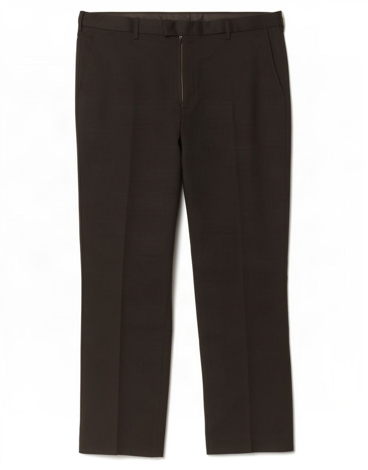 Calça masculina de terno regular Marks & Spencer W40 L31 poliéster preto