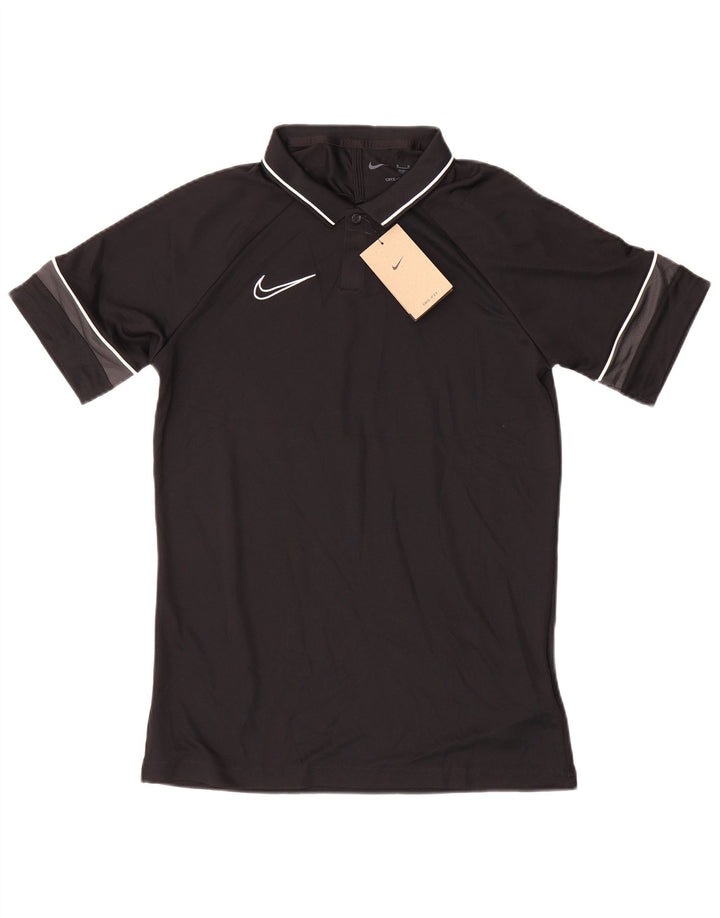 Camisa polo masculina Nike Dri Fit médio preto colorblock poliéster