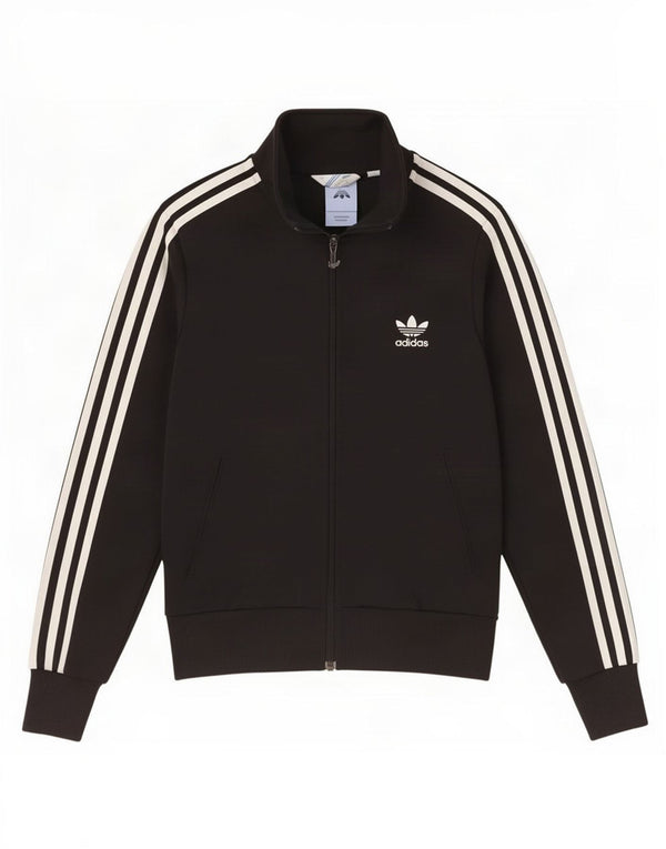 Adidas Womens Graphic Tracksuit Top Jacket IT 40 Pequeno Preto
