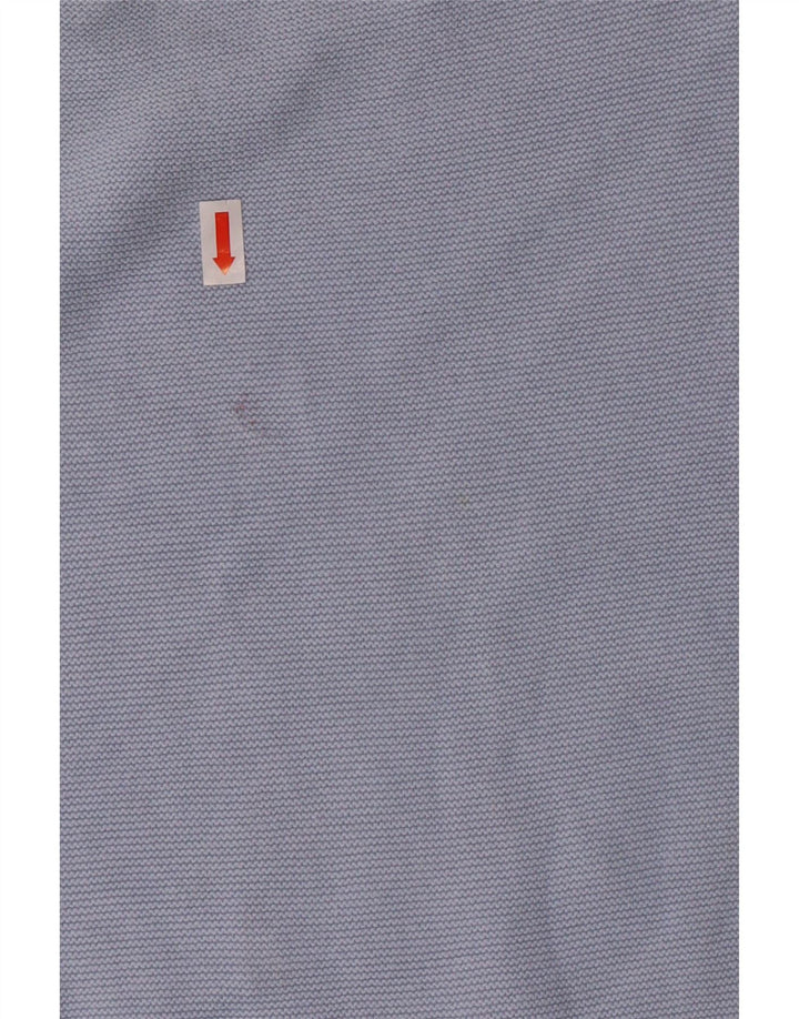 Suéter feminino Hobbs com gola canoa e gola redonda Reino Unido 16 grande algodão azul clássico