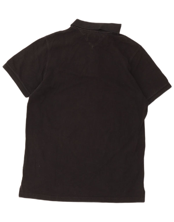 Camisa polo masculina Tommy Hilfiger XL algodão preto