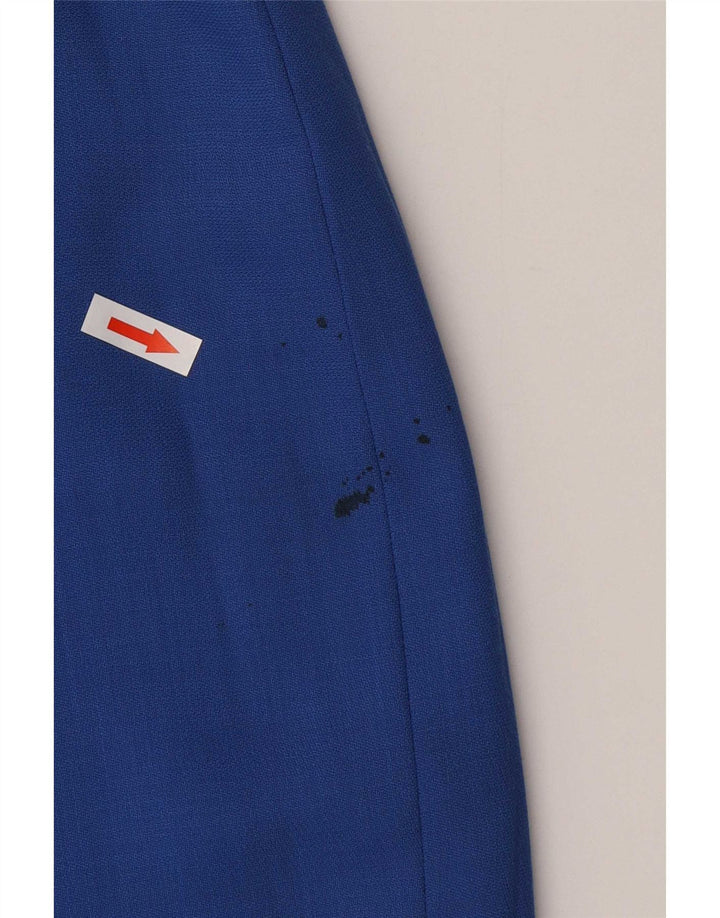 Conjunto de saia feminina Pierre Cardin de 2 peças Reino Unido 14 médio W32 azul clássico