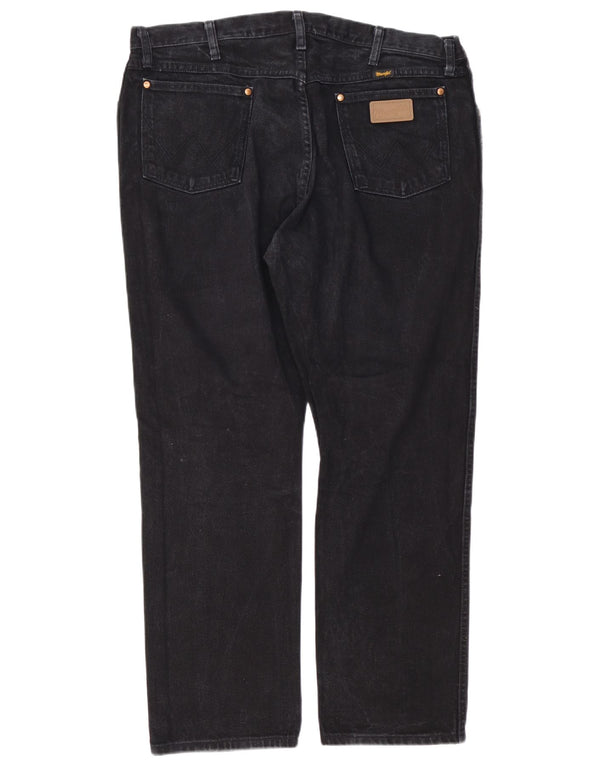 Wrangler masculino 13MWZ jeans retos W40 L30 algodão preto