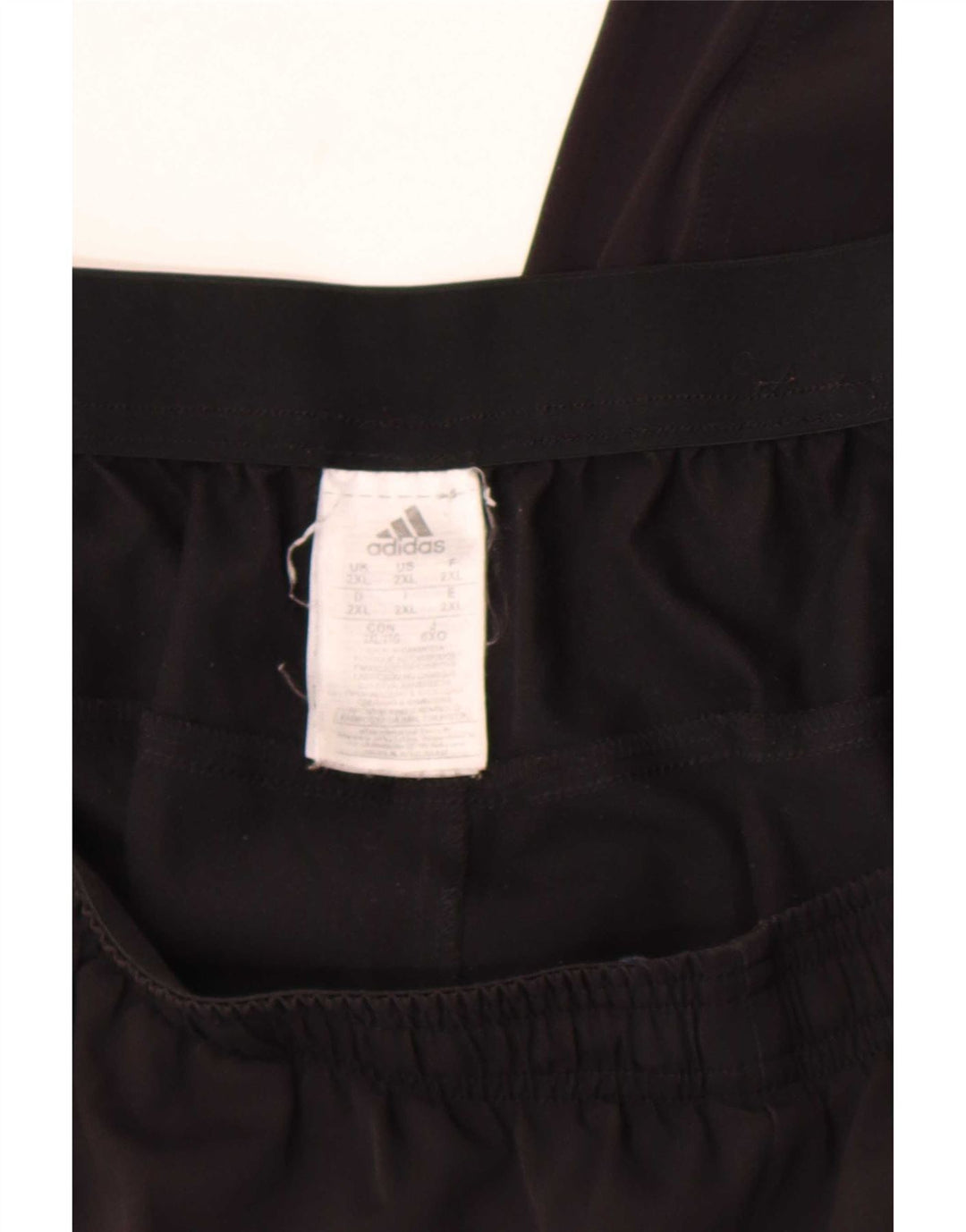 Bermuda esportiva Adidas feminina UK 20 2XL preto poliéster