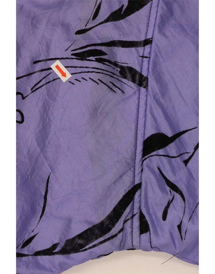 Macacão de esqui feminino vintage de grandes dimensões IT 42 Medium Purple Colourblock