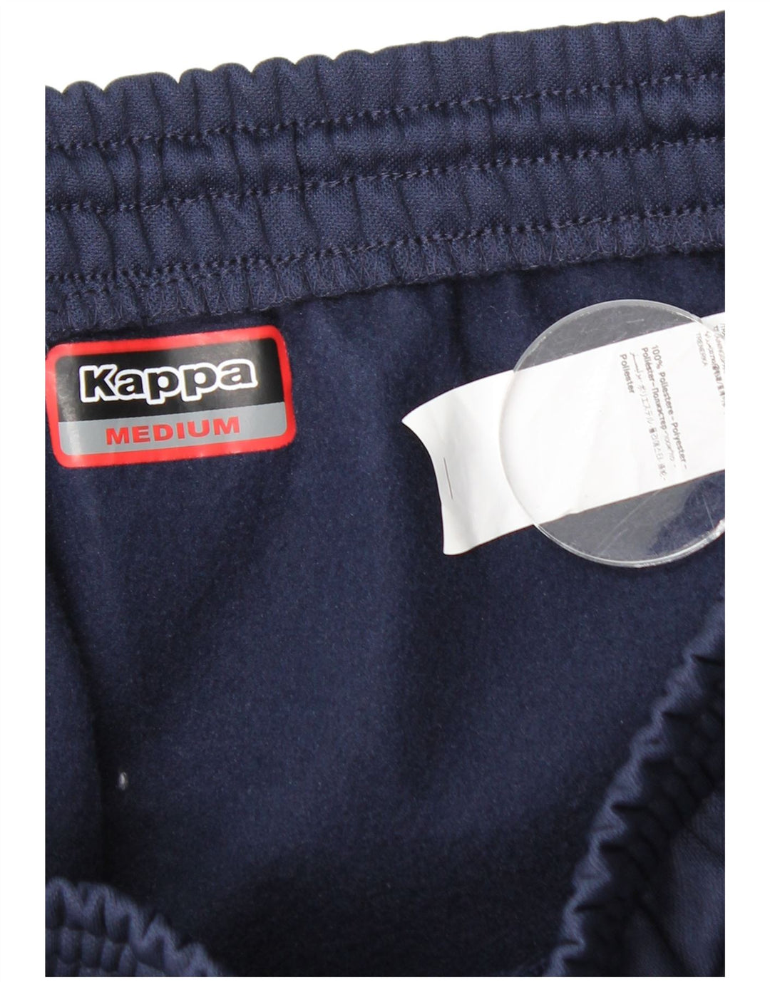 Kappa Mens Bermuda Sport Shorts Médio Azul Marinho Poliéster