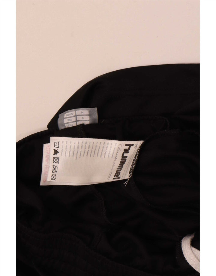Hummel Mens Graphic Sport Shorts Médio Poliéster Preto