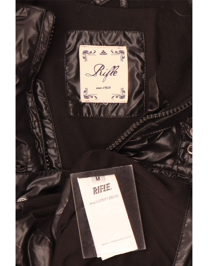Jaqueta utilitária feminina Rifle UK 12 poliéster preto médio
