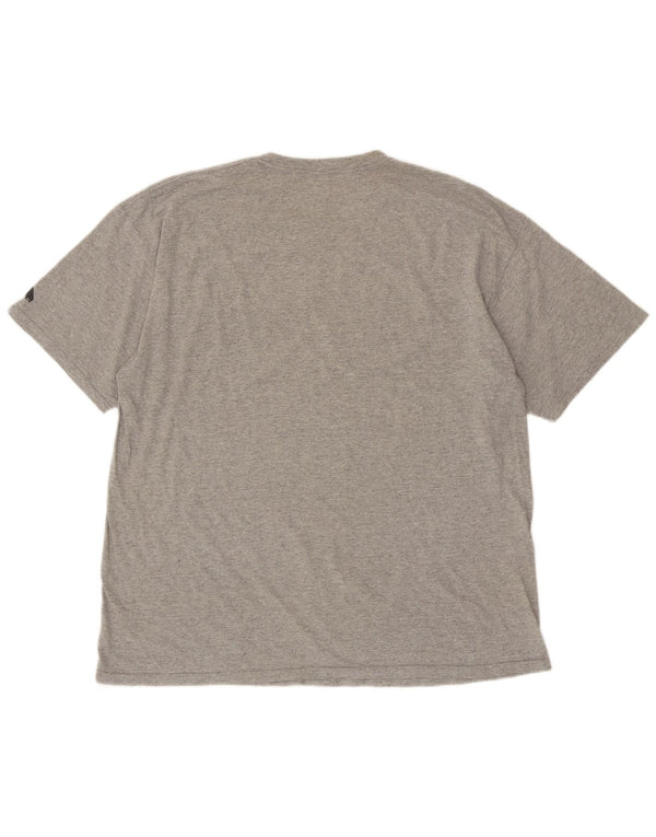 Camiseta gráfica masculina Quiksilver Top XL algodão cinza