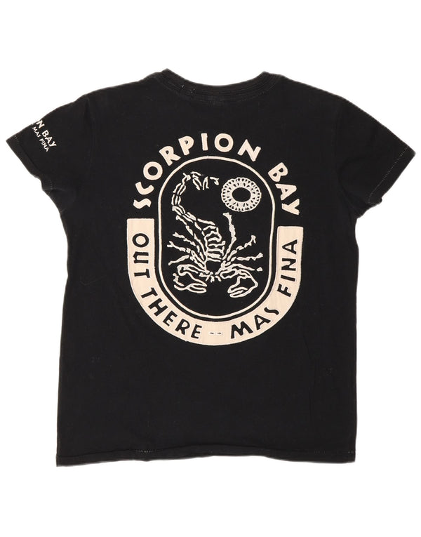 Camiseta gráfica feminina Scorpion Bay UK 18 XL preta poliamida