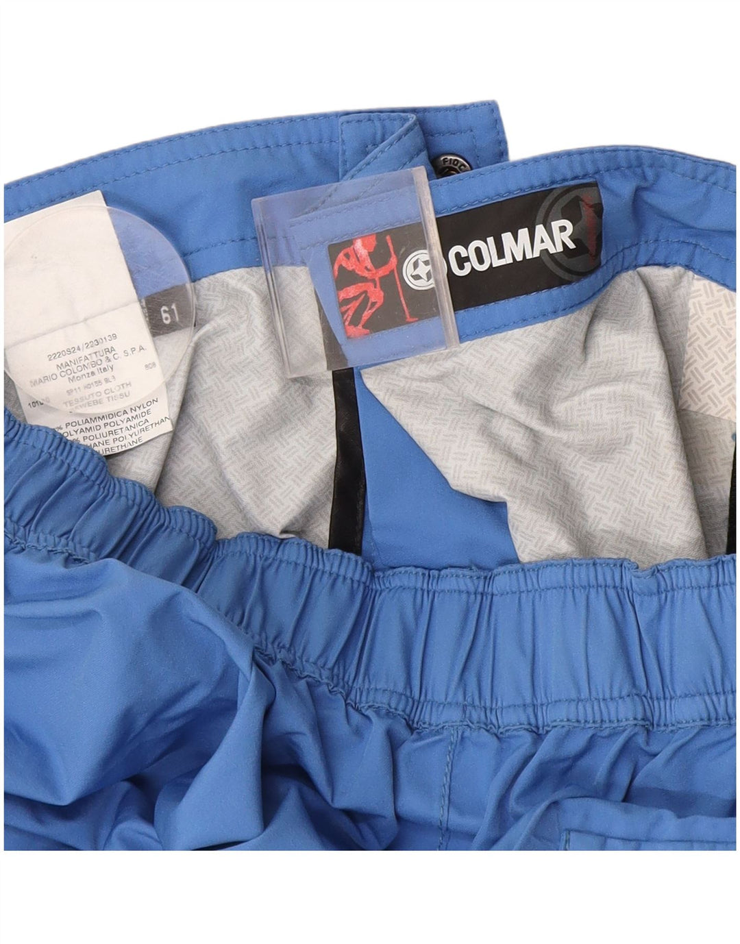 Calça masculina reta impermeável Colmar W36 L31 azul poliamida