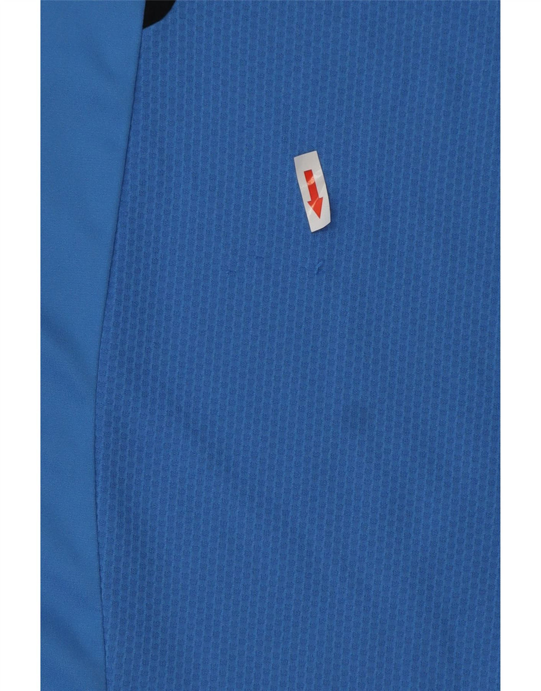 Adidas Mens Climacool Camiseta Top Grande Azul Colorblock Poliéster