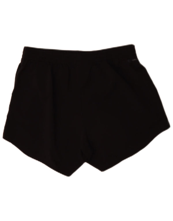 Adidas Womens Loose Fit Sport Shorts UK 12/14 Médio Preto Poliéster Esportes