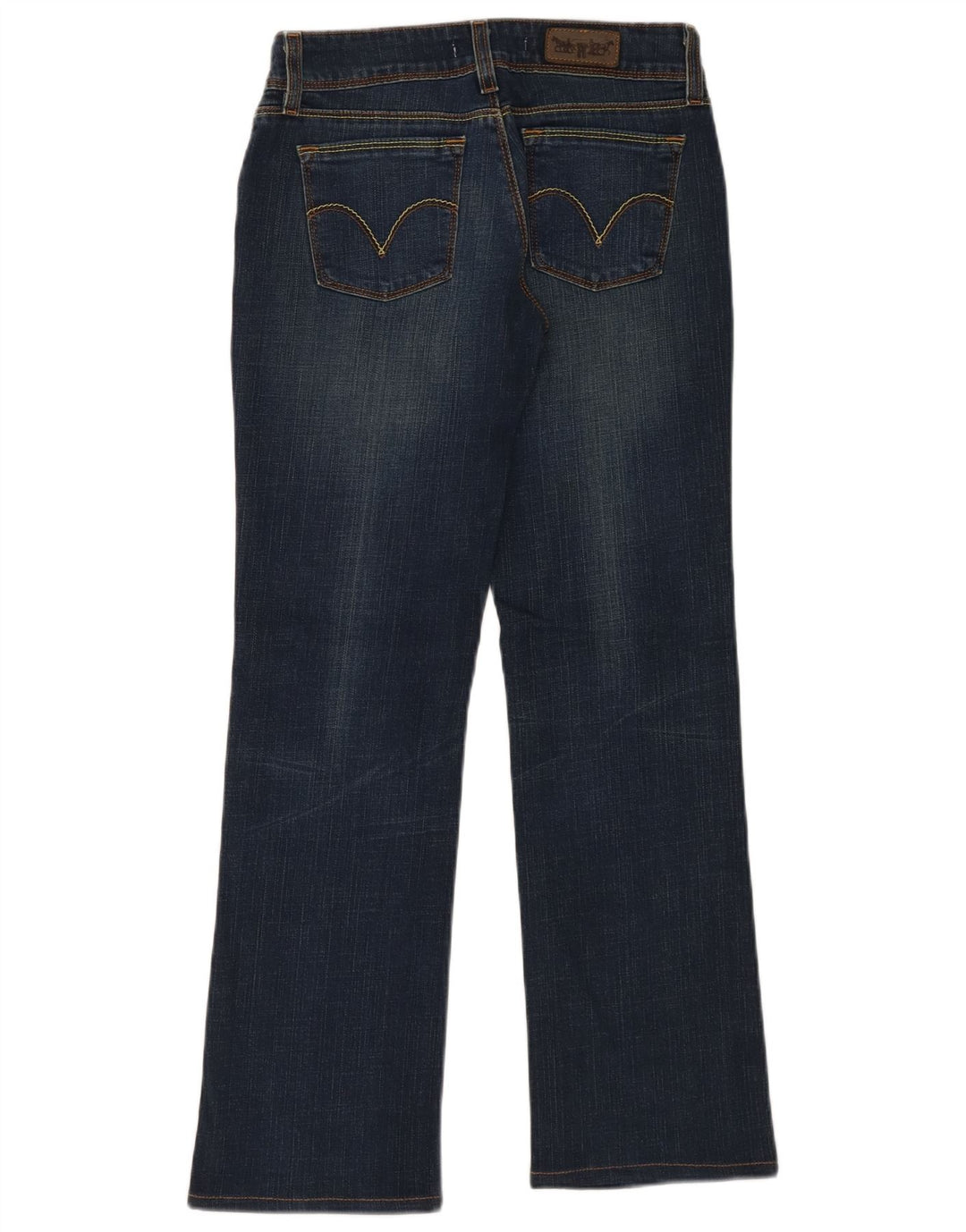 Levi's feminino 570 jeans retos W28 L29 algodão azul