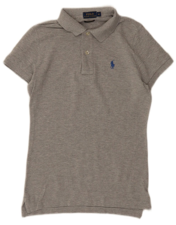 Camisa Polo Ralph Lauren Masculina Skinny Fit XS Cinza