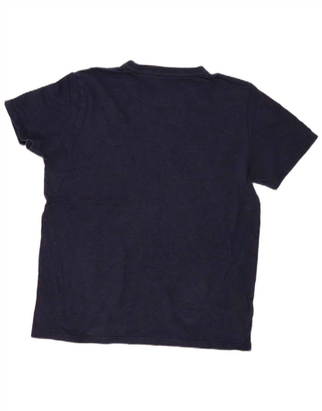 Camiseta masculina Fred Perry grande algodão azul marinho