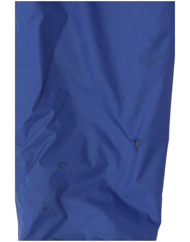 Jaqueta corta-vento com capuz K-Way Boys 11-12 anos azul poliamida