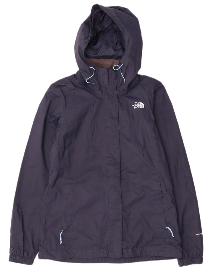 Jaqueta de chuva feminina com capuz The North Face UK 10 poliéster azul marinho pequeno