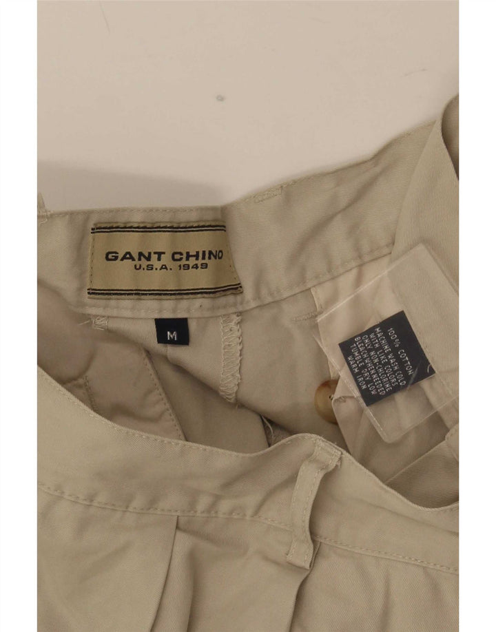 Gant Mens Pegged Chino Shorts Médio W32 Algodão Bege