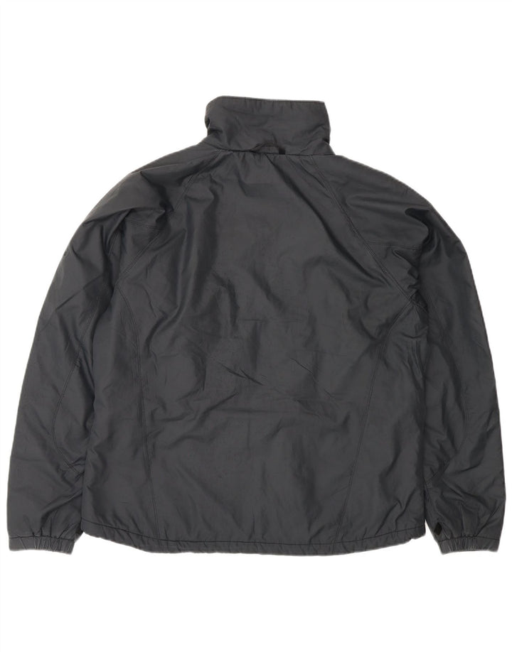Jaqueta corta-vento feminina Columbia UK 14 poliéster preto médio