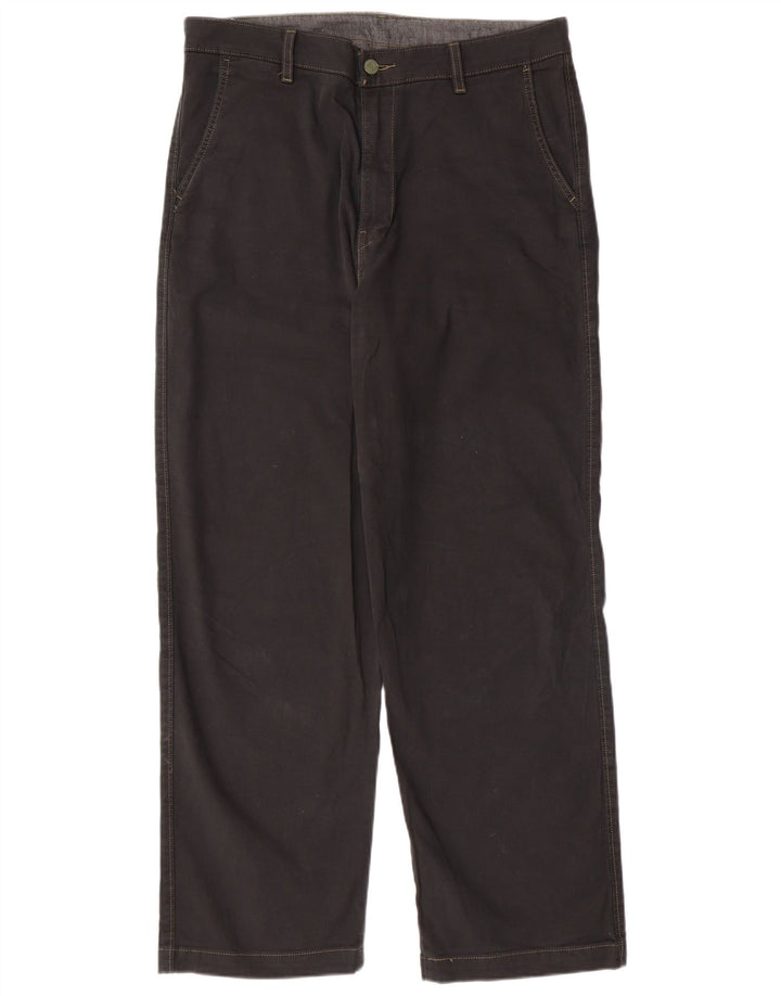 Calça jeans masculina Levi's 540 reta W33 L29 algodão preto