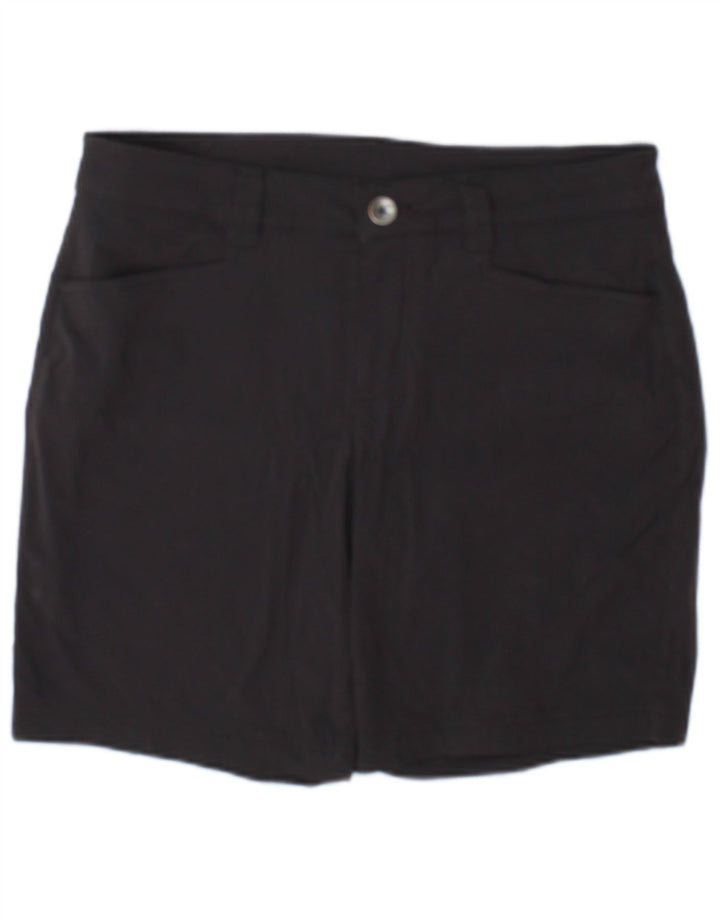 Shorts casuais femininos Eddie Bauer US 8 médio W30 cinza